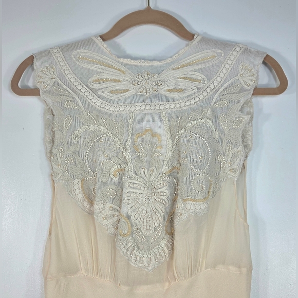 NWT ZARA LINGERIE LIMITED EDITION EMBROIDERED BEADED MAXI DRESS. - Picture 3 of 9